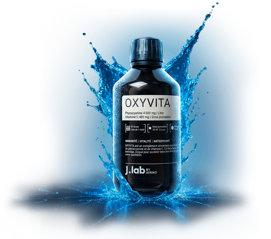 Bouteille OXYVITA — Phycocyanine 4000 mg/L